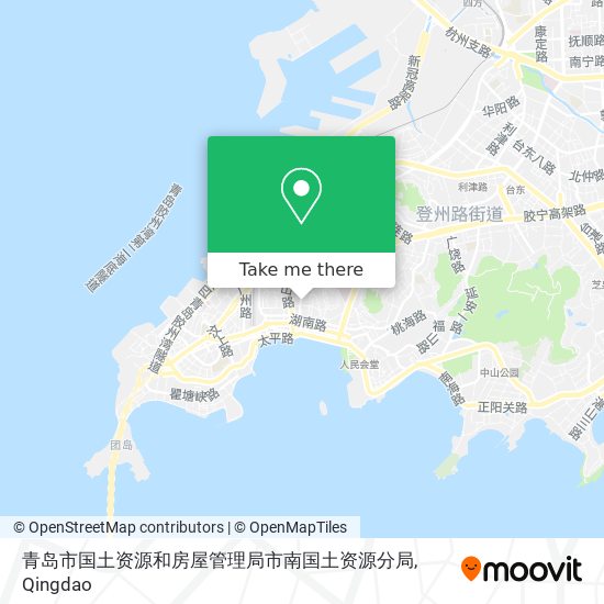 青岛市国土资源和房屋管理局市南国土资源分局 map