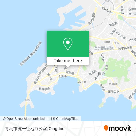 青岛市统一征地办公室 map