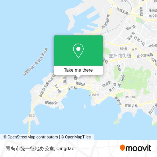 青岛市统一征地办公室 map
