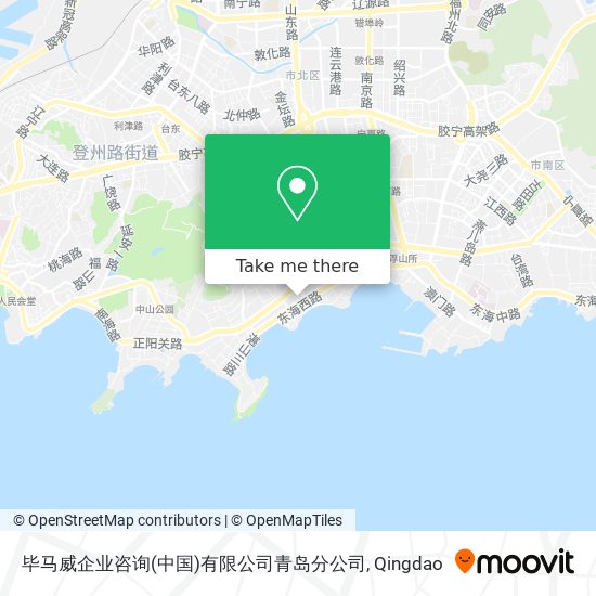 毕马威企业咨询(中国)有限公司青岛分公司 map