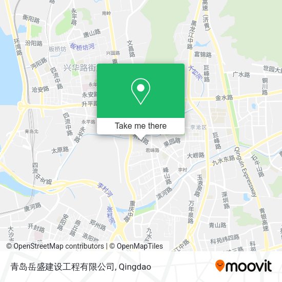 青岛岳盛建设工程有限公司 map