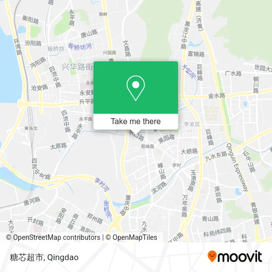 糖芯超市 map
