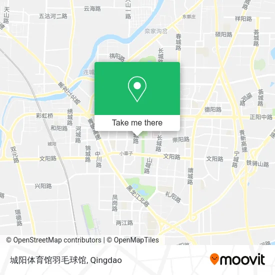 城阳体育馆羽毛球馆 map