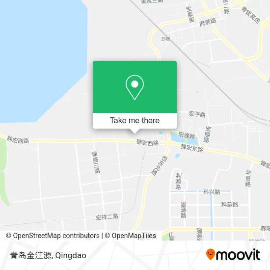 青岛金江源 map