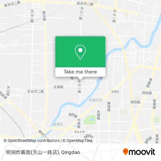 明洞炸酱面(天山一路店) map