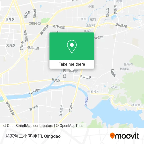郝家营二小区-南门 map