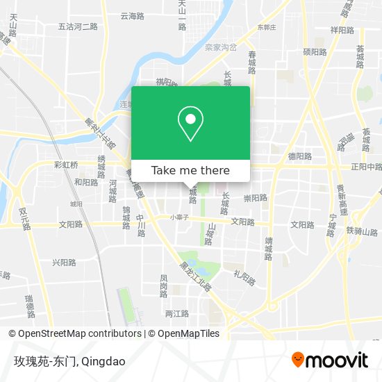玫瑰苑-东门 map