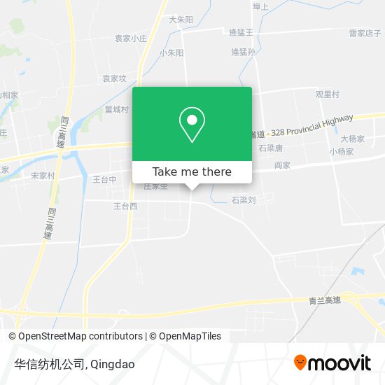 华信纺机公司 map