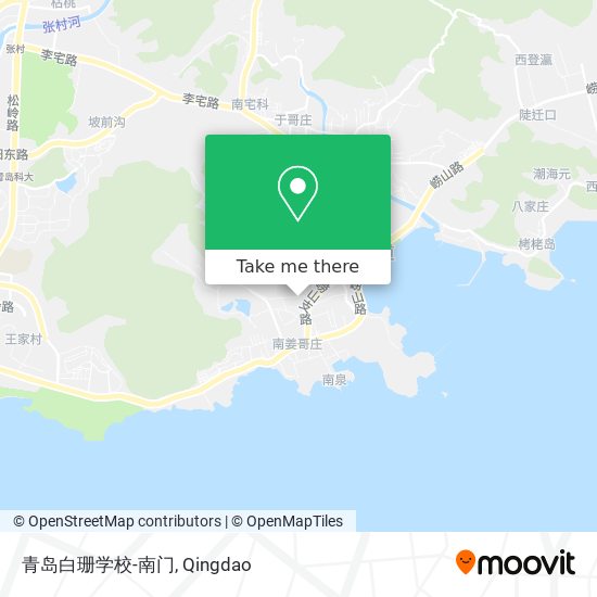 青岛白珊学校-南门 map