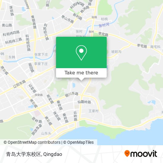 青岛大学东校区 map