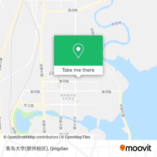 青岛大学(胶州校区) map