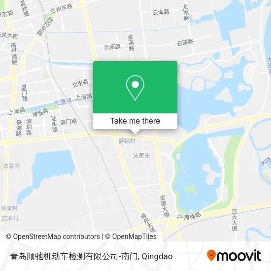青岛顺驰机动车检测有限公司-南门 map