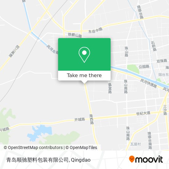 青岛顺驰塑料包装有限公司 map