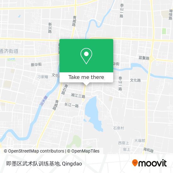 即墨区武术队训练基地 map