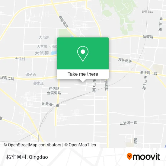 柘车河村 map