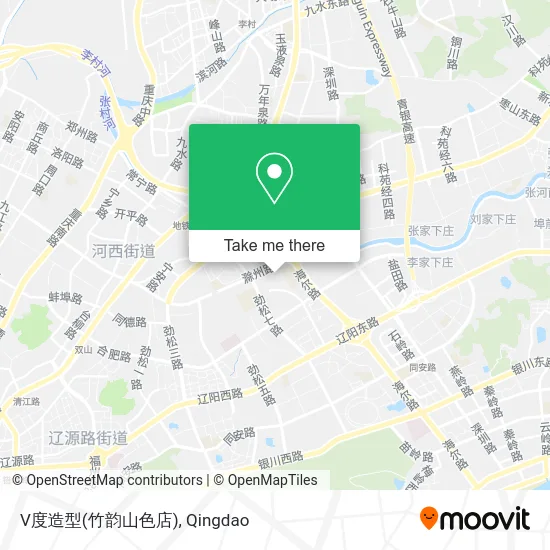 V度造型(竹韵山色店) map