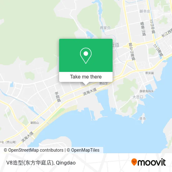 V8造型(东方华庭店) map