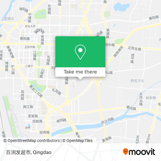 百润发超市 map
