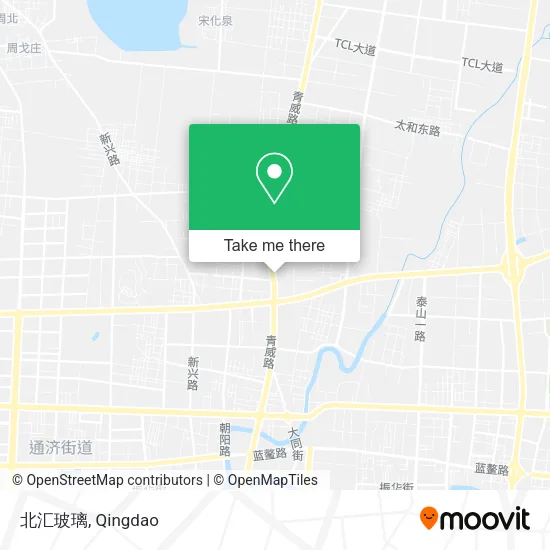 北汇玻璃 map