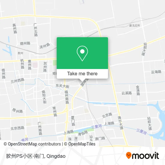 胶州PS小区-南门 map