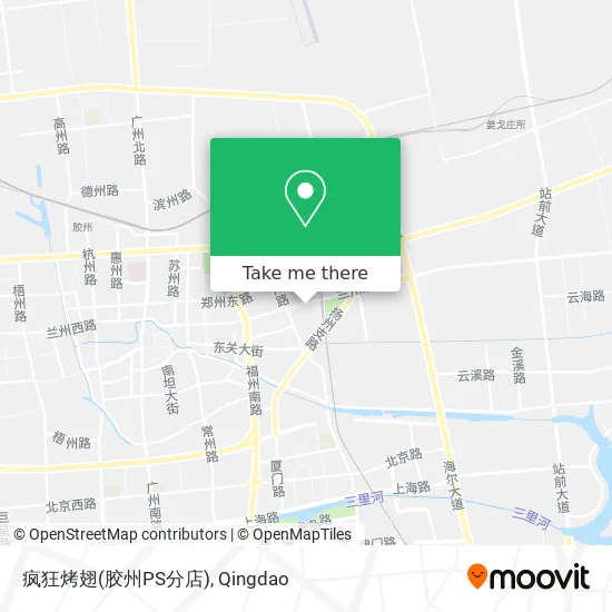 疯狂烤翅(胶州PS分店) map
