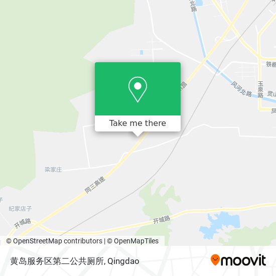 黄岛服务区第二公共厕所 map