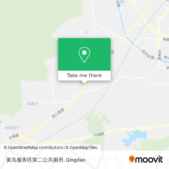 黄岛服务区第二公共厕所 map