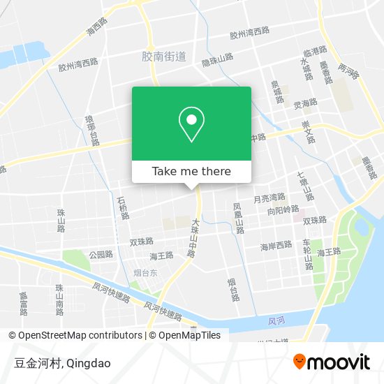 豆金河村 map