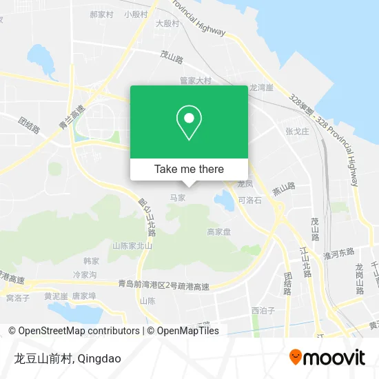 龙豆山前村 map