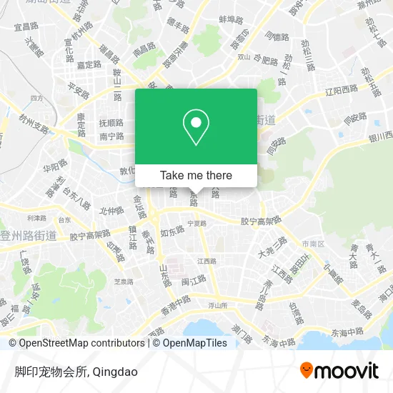 脚印宠物会所 map