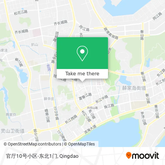 官厅10号小区-东北1门 map