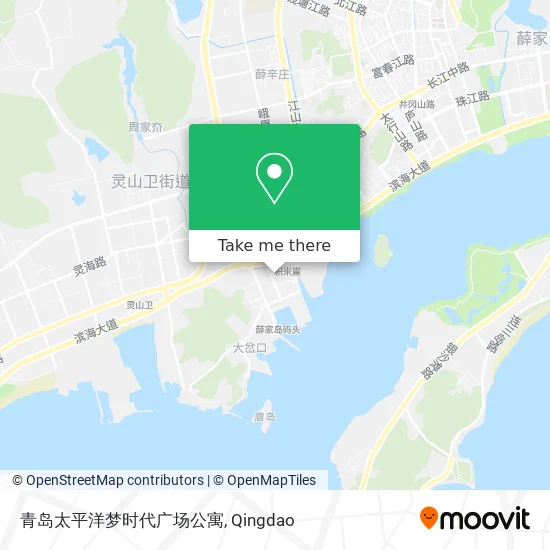 青岛太平洋梦时代广场公寓 map