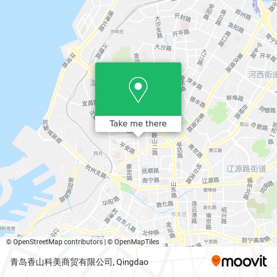 青岛香山科美商贸有限公司 map