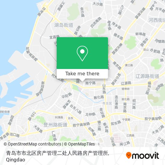 青岛市市北区房产管理二处人民路房产管理所 map