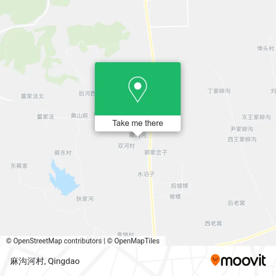 麻沟河村 map