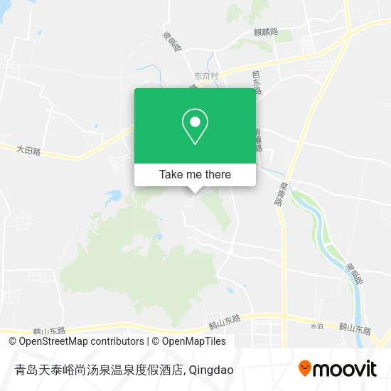 青岛天泰峪尚汤泉温泉度假酒店 map