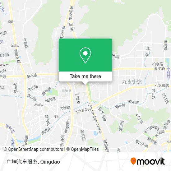 广坤汽车服务 map