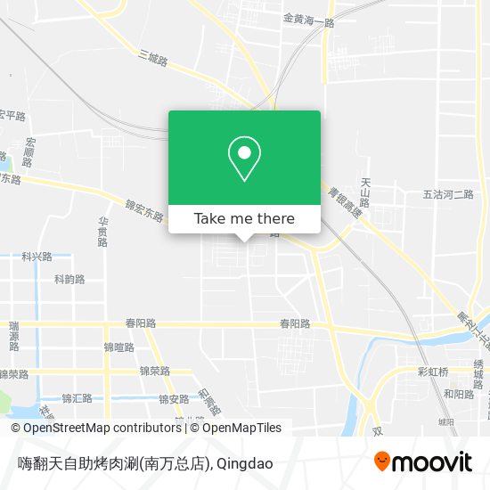嗨翻天自助烤肉涮(南万总店) map