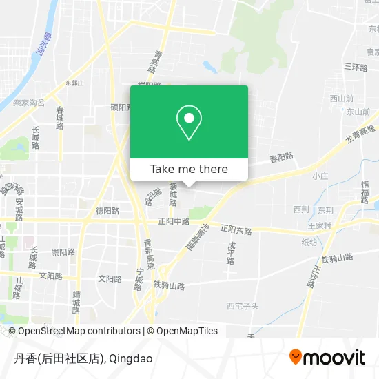 丹香(后田社区店) map