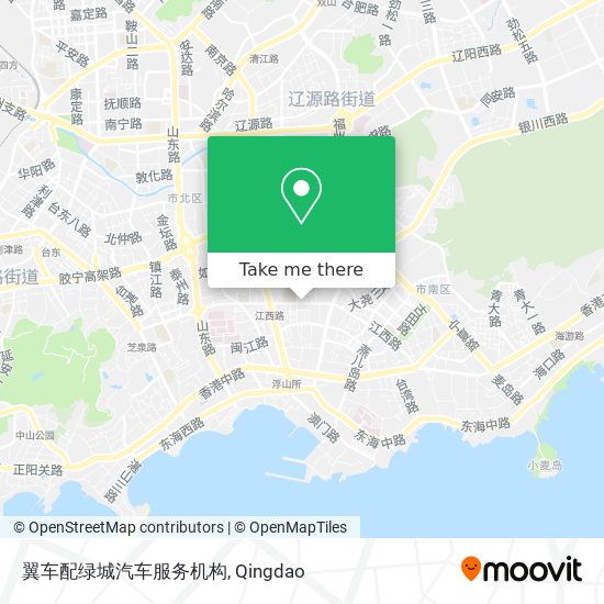 翼车配绿城汽车服务机构 map