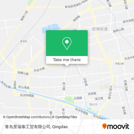 青岛景瑞泰工贸有限公司 map