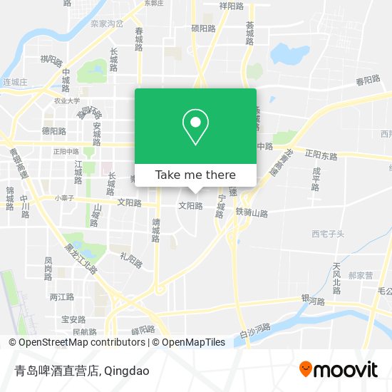 青岛啤酒直营店 map