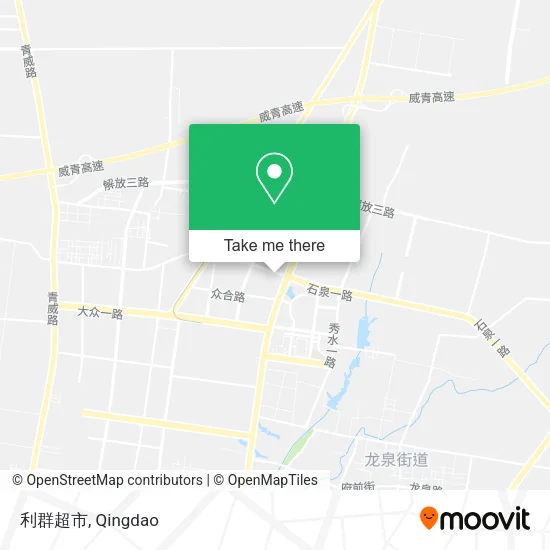 利群超市 map