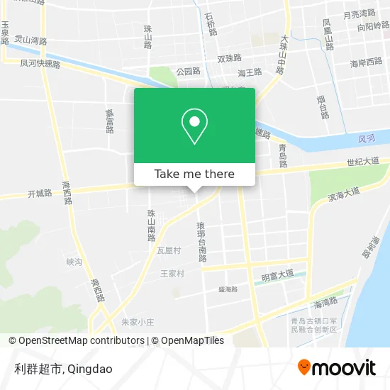 利群超市 map