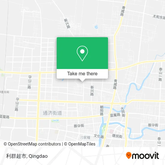 利群超市 map