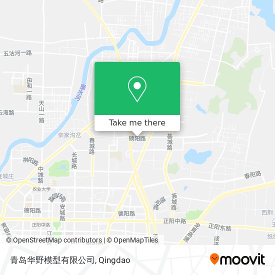 青岛华野模型有限公司 map