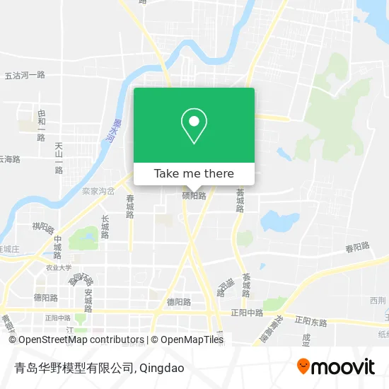 青岛华野模型有限公司 map