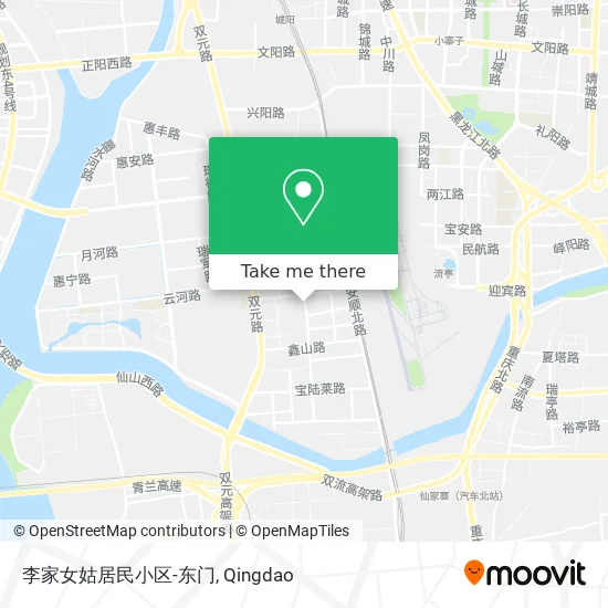 李家女姑居民小区-东门 map