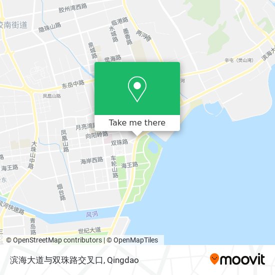 滨海大道与双珠路交叉口 map