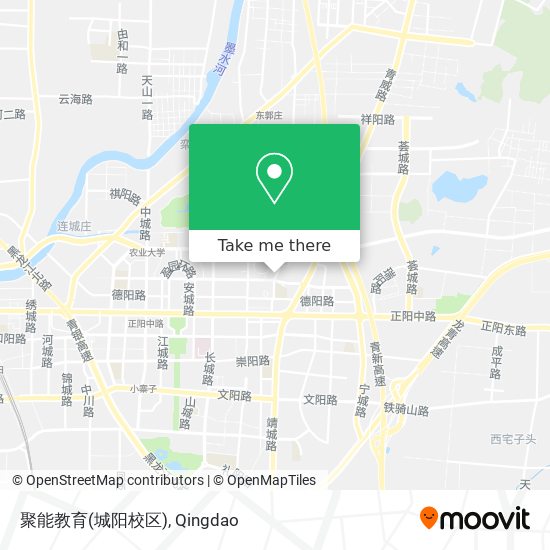 聚能教育(城阳校区) map